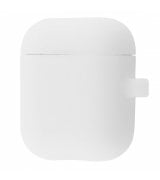 Чохол Silicone Case New with Carbine для Apple Airpods 1/2 White