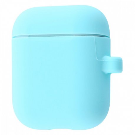 Чохол Silicone Case New with Carbine для Apple Airpods 1/2 Turquoise