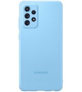 Чехол Samsung Silicone Cover для Galaxy A72 (A725) Blue (EF-PA725TLEGRU)