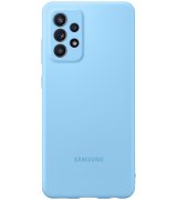 Чехол Samsung Silicone Cover для Galaxy A52 (A525) Blue (EF-PA525TLEGRU)