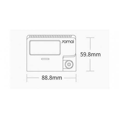 Відеореєстратор Xiaomi 70Mai A800S 4K Dual Dash Cam Set Global (+ камера 70Mai Rear Camera (Midrive RC06))