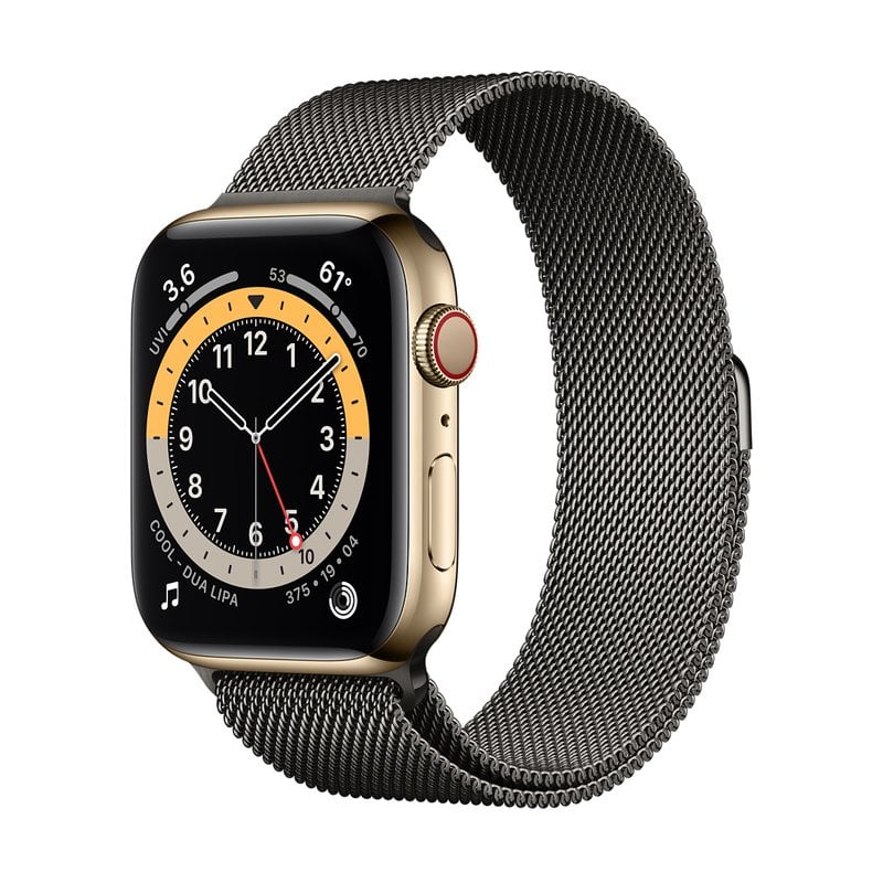 apple watch 6 gold milanese loop