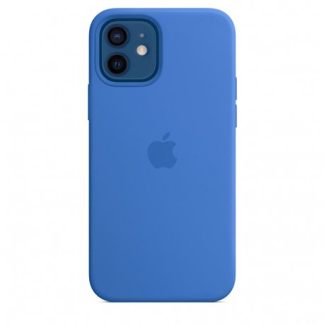 Чехол Apple iPhone 12/12 Pro Silicone Case with MagSafe Capri Blue (MJYY3)