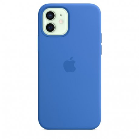 Чехол Apple iPhone 12/12 Pro Silicone Case with MagSafe Capri Blue (MJYY3)