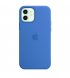 Чехол Apple iPhone 12/12 Pro Silicone Case with MagSafe Capri Blue (MJYY3)