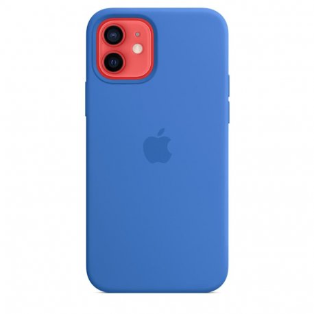 Чехол Apple iPhone 12/12 Pro Silicone Case with MagSafe Capri Blue (MJYY3)