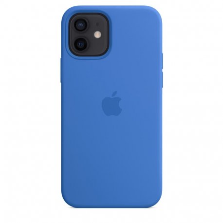 Чехол Apple iPhone 12/12 Pro Silicone Case with MagSafe Capri Blue (MJYY3)
