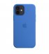 Чехол Apple iPhone 12/12 Pro Silicone Case with MagSafe Capri Blue (MJYY3)