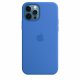 Чехол Apple iPhone 12/12 Pro Silicone Case with MagSafe Capri Blue (MJYY3)