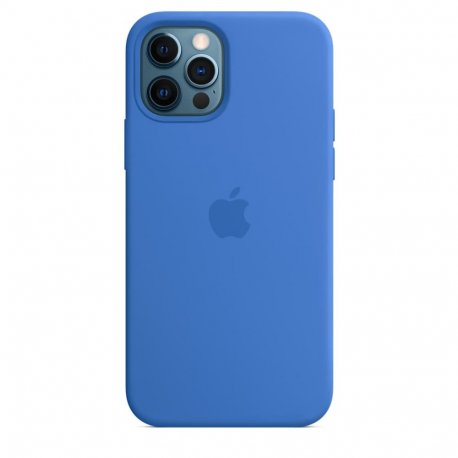 Чехол Apple iPhone 12/12 Pro Silicone Case with MagSafe Capri Blue (MJYY3)