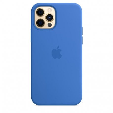 Чехол Apple iPhone 12/12 Pro Silicone Case with MagSafe Capri Blue (MJYY3)