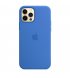 Чехол Apple iPhone 12/12 Pro Silicone Case with MagSafe Capri Blue (MJYY3)