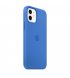 Чехол Apple iPhone 12/12 Pro Silicone Case with MagSafe Capri Blue (MJYY3)