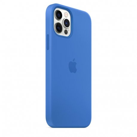 Чехол Apple iPhone 12/12 Pro Silicone Case with MagSafe Capri Blue (MJYY3)