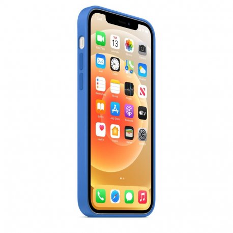 Чехол Apple iPhone 12/12 Pro Silicone Case with MagSafe Capri Blue (MJYY3)