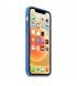 Чехол Apple iPhone 12/12 Pro Silicone Case with MagSafe Capri Blue (MJYY3)