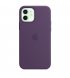 Чехол Apple iPhone 12/12 Pro Silicone Case with MagSafe Amethyst (MK033)