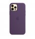 Чехол Apple iPhone 12/12 Pro Silicone Case with MagSafe Amethyst (MK033)