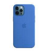 Чехол Apple iPhone 12 Pro Max Silicone Case with MagSafe Capri Blue (MK043)