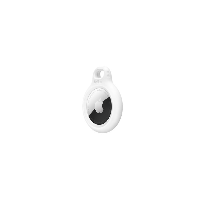 Belkin Secure Holder with Key Ring for AirTag - White (F8W973btWHT)