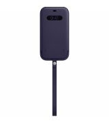 Чехол-конверт Apple iPhone 12 Pro Max Leather Sleeve with MagSafe Deep Violet (MK0D3)
