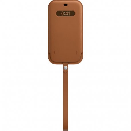 Чохол-конверт Apple iPhone 12 Pro Max Leather Sleeve with MagSafe Saddle Brown (MHYG3)