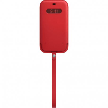 Чохол-конверт Apple iPhone 12 Pro Max Leather Sleeve with MagSafe (Product) Red (MHYJ3)