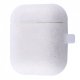 Чохол Silicone Case Slim with Carbine для Apple Airpods 2 Silver/White