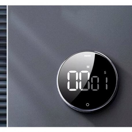 Таймер Baseus Heyo Rotation Countdown Timer Black (ACDJS-01)