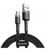 Кабель Baseus Cafule USB for Micro 2.4A (1m) Gray/Black (CAMKLF-BG1)