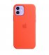Чохол Apple iPhone 12/12 Pro Silicone Case with MagSafe Electric Orange (MKTR3)