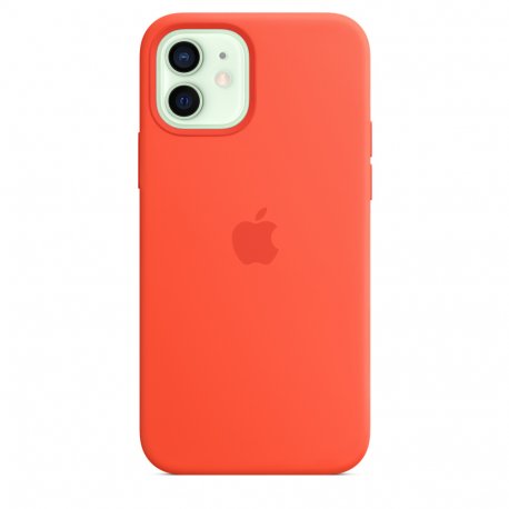 Чохол Apple iPhone 12/12 Pro Silicone Case with MagSafe Electric Orange (MKTR3)