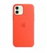Чохол Apple iPhone 12/12 Pro Silicone Case with MagSafe Electric Orange (MKTR3)