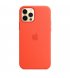 Чохол Apple iPhone 12/12 Pro Silicone Case with MagSafe Electric Orange (MKTR3)