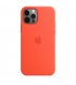 Чохол Apple iPhone 12/12 Pro Silicone Case with MagSafe Electric Orange (MKTR3)