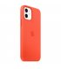 Чохол Apple iPhone 12/12 Pro Silicone Case with MagSafe Electric Orange (MKTR3)