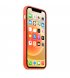 Чохол Apple iPhone 12/12 Pro Silicone Case with MagSafe Electric Orange (MKTR3)