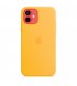 Чохол Apple iPhone 12/12 Pro Silicone Case with MagSafe Sunflower (MKTQ3)