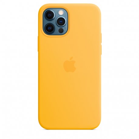Чехол Apple iPhone 12/12 Pro Silicone Case with MagSafe Sunflower (MKTQ3)