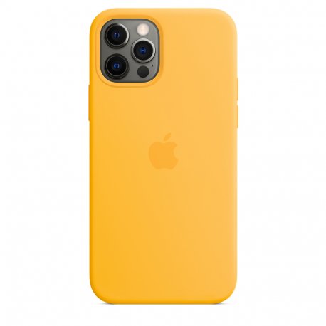 Чехол Apple iPhone 12/12 Pro Silicone Case with MagSafe Sunflower (MKTQ3)