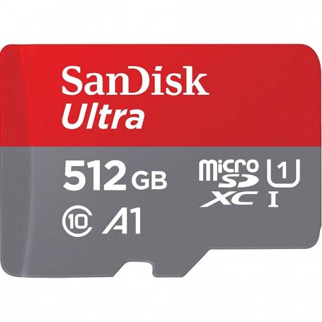 Карта памяти SanDisk Ultra 512GB microSDXC Class 10 A1 120Mb/s (SDSQUA4-512G-GN6MN)