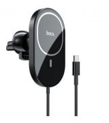 Автодержатель Hoco CA90 with MagSafe 15W Black