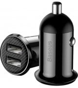 Автомобільний зарядний пристрій Baseus Grain Pro 4.8A 2 USB Black (CCALLP-01)
