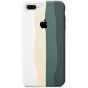 Чехол Rainbow Silicone Case для Apple iPhone 7 Plus/8 Plus Green