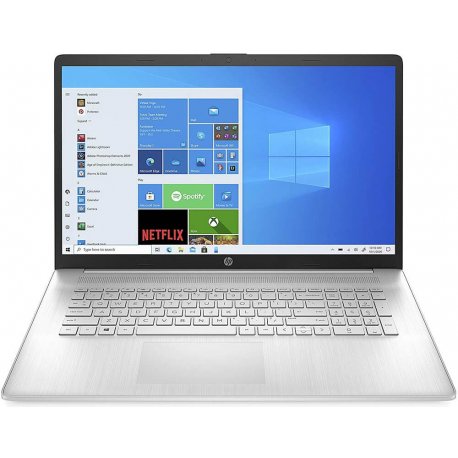 Ноутбук HP 17-CN0008UA Silver (4F783EA)