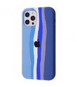 Чехол Rainbow Silicone Case для Apple iPhone 11 Pro Max Blue