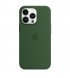 Чехол Apple iPhone 13 Pro Silicone Case with MagSafe Clover (MM2F3)