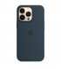 Чехол Apple iPhone 13 Pro Silicone Case with MagSafe Abyss Blue (MM2J3)