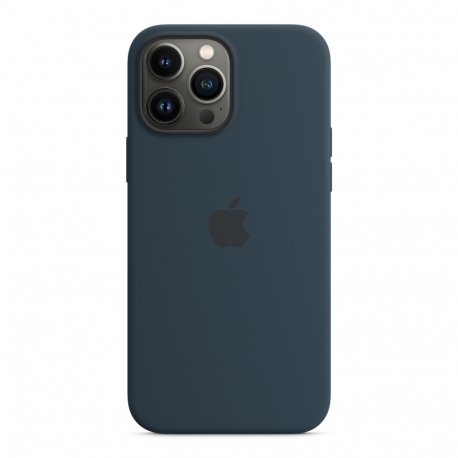 Чехол Apple iPhone 13 Pro Max Silicone Case with MagSafe Abyss Blue (MM2T3)