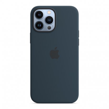 Чехол Apple iPhone 13 Pro Max Silicone Case with MagSafe Abyss Blue (MM2T3)